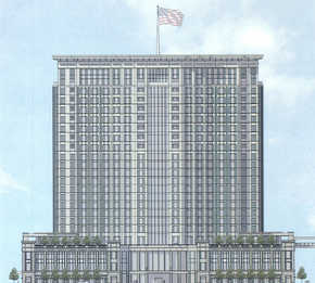 The revised CentrePointe design submitted reduces the height of the development to 25 stories. | Kentucky.com