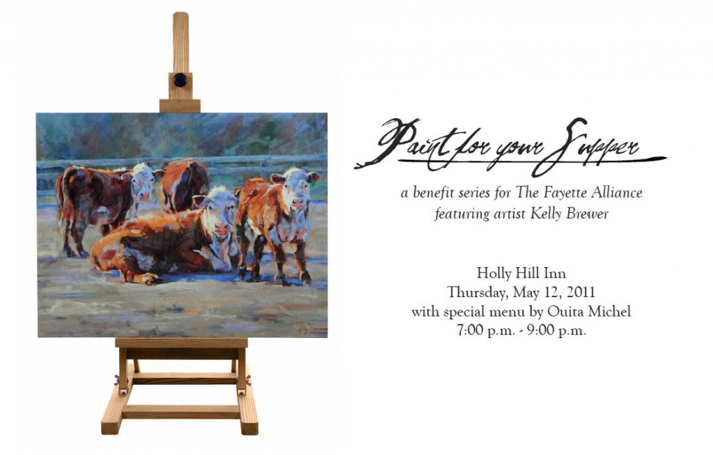 Paint for your Supper Postcard Cover